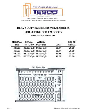Grille Track prices
